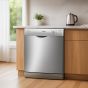 Bosch Dishwasher 12 Place Settings, Silver - SMS40D18EU