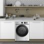 Fresh Front Load Inverter Washing Machine, 9KG, Silver - W9DD1455PCS