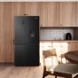 Hisense No-Frost Side By Side Refrigerator, 649 Liters, Inverter, Black - RS5N668SMFA1