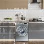 Indesit Front Loading Washing Machine, 8 KG, Silver - XWE81283XS