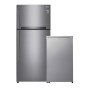LG  Refrigerator, 506 Liters- GN-H722HLHU, With LG  Mini Bar, 95 Liters- GL-131SLQ