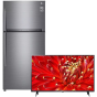 LG Refrigerator, 592 Liters-GR-H822HLHU, With LG 43 Inch FHD Smart LED TV- 43LM6300PVB