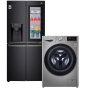 LG Refrigerator, 426 Liters- GC-X22FTQKL, With LG Vivace  Automatic Washing Machine, 9 KG- F4R5VYG2T