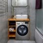 LG Front Load Automatic Washing Machine with Dryer, 15Kg, Inverter Motor, Silver - F0L9DGP2S