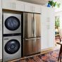 LG WashTower Front Load Automatic Washing Machine with Dryer, 21 KG, Silver- FWT2116SS