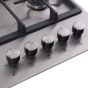 Nardi Gas Built-in Hob, 95cm, 5 Burners, Stainless Steel- SCG55 AVX