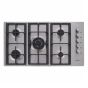 Nardi Built-in Gas Oven, 67 Liters- FGX06XN with Built-in Gas Hob, 90cm, 5 Burners- SCG55 AVX