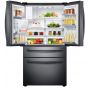 Samsung French door Refrigerator 606 Liters, Silver - RF28HMEDBSG