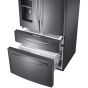 Samsung French door Refrigerator 606 Liters, Silver - RF28HMEDBSG