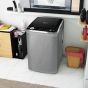 Tornado Free Standing Top Load Automatic Washing Machine, 11 KG, Black and Silver - TWE-TLN11RSL