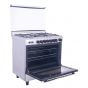 بوتجاز غاز يونيفرسال فالكون، 5 شعلات، فضي - 8505 f