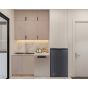 White Whale Minibar Refrigerator, 95 Liters, Black - WRH4KBLAC
