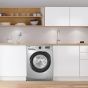 Zanussi Front Load Washing Machine, 6KG, Silver - TC4ZWF6240SB5