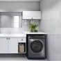 Zanussi Steammax Inverter Washing Machine, 8 Kg, Dark Grey - ZWF8221DL7