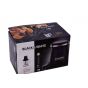 Black And White Chopper with Garlic Peeler, 3 Liters, 800 Watt, Transparent and Black- CHY729G