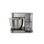 Black and White Stand Mixer, 1300 Watt, Silver