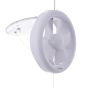 Fresh Glass Ventilating Fan, 20 cm, White - 500004529 with Gift Bag