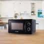 ميكرويف فريش، سعة 20 لتر، 700 وات، اسود - FMW-20MC-W-12378