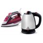 Set of Grouhy Steam Iron and Electric Kettle