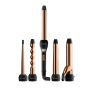 Rush Brush 5 in 1 Hair Curler - Black