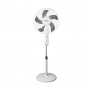 S Smart Stand Fan, 18 Inch, White and Grey - SSF1802