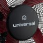 Universal Wall Fan, 18 Inch, Black - WFD18-M