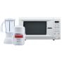 Set of Zanussi Digital Microwave 32 Liter, with Moulinex Chopper, Blender 800W