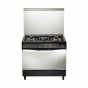 Universal Freestanding Diamond Gas Cooker, 5 Burners, Black, 90 cm - D9605-21