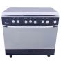 بوتجاز غاز يونيون اير فانتوم جلاس، 5 شعلات، فضي - C6090SSGC255F-FG