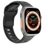 Riversong Motive 5T Smart Watch, 1.9 Inch, Silver Case and Black Strap