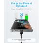 كابل انكر 322 بموصل USB فئة C الى USB فئة C، طوله 6 قدم، اسود - A81F6H11
