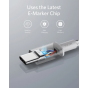 كابل USB-C انكر 333، 3.3 قدم، اسود - A8756H11