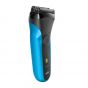 Braun Series 3 Wet and Dry Electric Shaver for Men, Blue/Black - 310S 