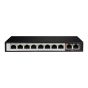 D-Link Switch, 10 Ports, 96W, Black - DGS-F1010P-E