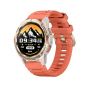 Mibro GS Active Smart Watch, 1.3 Inch - Gold Case and Orange Strap