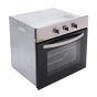 Turboline Gas Built-in Oven with Grill, 67 Liters, Black and Silver - TL3K66G3X