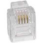 Rj11 Connectors (10 Pieces) - Clear