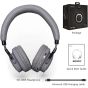 Sodo SD-1005 Use Bluetooth 5 Dual Mode Wired Wireless Headphone/aUX/TF Card/Built in Microphone Walk and Talk (Grey)