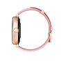 Kieslect Pura Reno, Smart Watch 1.19 inch AMOLED, Gold Case and Pink Strap