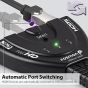 Fosmon 3 In 1 HDMI Splitter, Black - HD1831