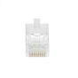 موصل CAT6 دي لينك، 100 قطعة، شفاف - RJ45