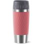 Tefal Easy Twist Travel Mug, 0.36 Liter, Pastel Red - N2011610