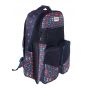 Gharibo Bags School Backpack With Pencil Case for Girls, Motifs Pattern - Multi Color