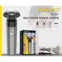 Sokany Electric Rotary Shaver, Dry Only , Black and Grey - SK-387