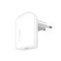 Belkin USB-C Charger, 30 Watt, White - WCA005vfWH