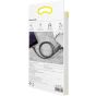 Baseus USB to Lightning Cable, 0.5 Meter, Grey - CALKLF-AG1