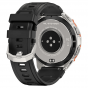 Kospet Tank T3 Ultra Smart Watch - Silver Case and Black Strap