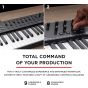 M-Audio Oxygen 61 MKV Keyboard Controller with Beat Pads - Black and White