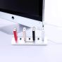 موزع USB فودول، ب7 في 1 - ابيض