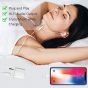 Headphone Jack Adapter for iPhone Car Charger 3.5mm Aux Earphone Audio Splitter and Charge Connector for iPhone 7/8/X/7 Plus/8 Plus/XS MAX Support Jack Dongle Converter and Charger Compatible All iOS